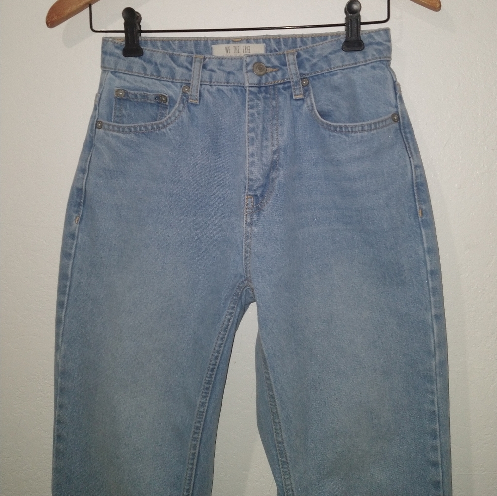 WE THE FREE Light Wash Cotton Straight Jeans - Picture 6 of 10